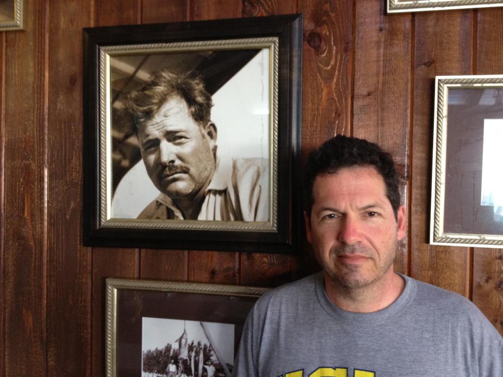Papa and John Hemingway  © John Bell